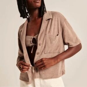 A&F Soft A&F Collection Terry Cloth Top